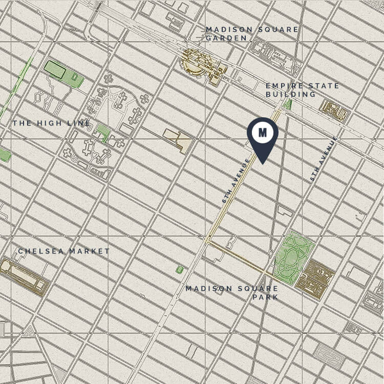 Map of MADE Location in New York City